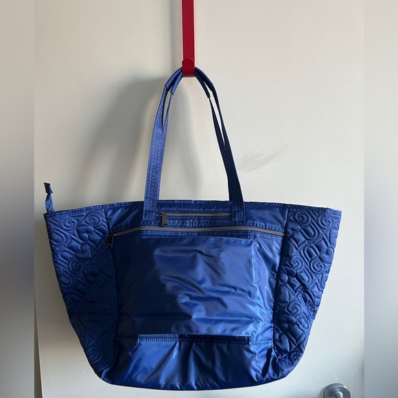 LUG AVION LOVE CARRY ALL TOTE SAPPHIRE BLUE NWT - Picture 9 of 9